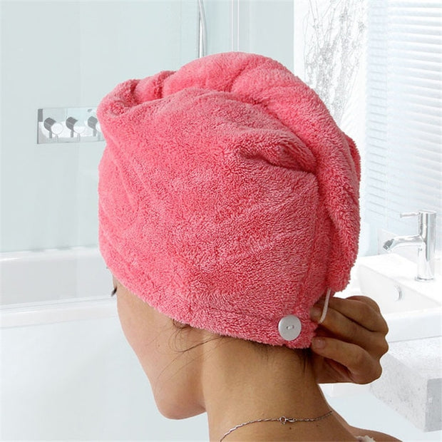 Microfiber Rapid Drying Hair Towel
