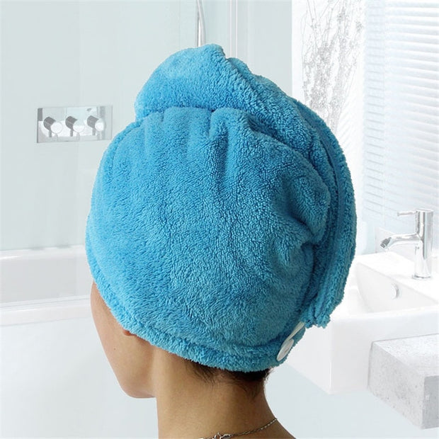 Microfiber Rapid Drying Hair Towel
