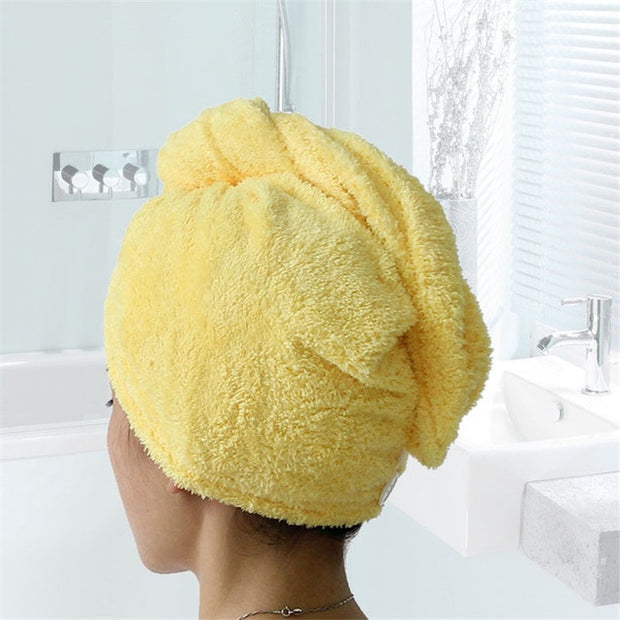 Microfiber Rapid Drying Hair Towel